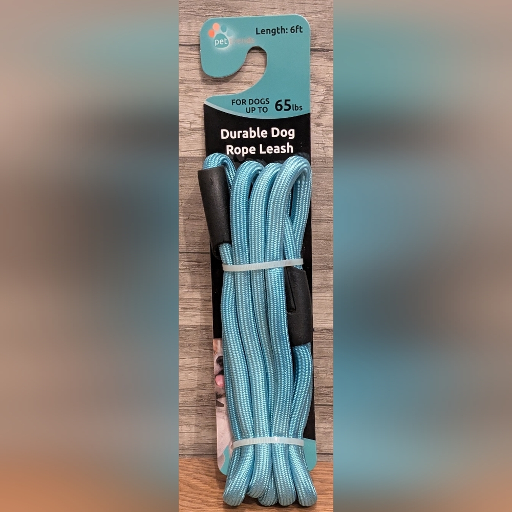 Durable 6 Ft Dog Leash - Teal Color - New